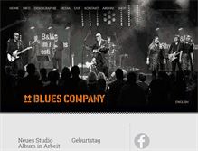 Tablet Screenshot of bluescompany.de